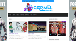 Desktop Screenshot of carmelgames.com